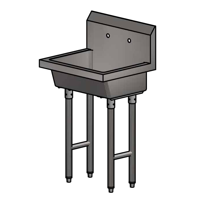 BK Resources, MSHS-24F2, Sink, Hand