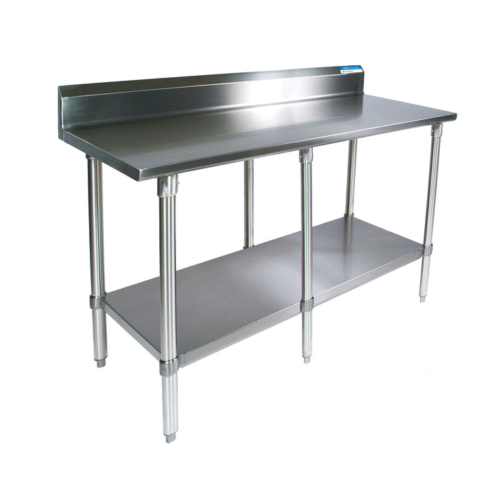 BK Resources, VTTR5-9630, Work Table,  85&quot; - 96&quot;, Stainless Steel Top