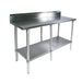 BK Resources, VTTR5-8430, Work Table,  73" - 84", Stainless Steel Top