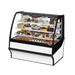 True Manufacturing, TDM-R-48-GE/GE-S-W, Display Case, Refrigerated Bakery, 115V, Glass Doors, White