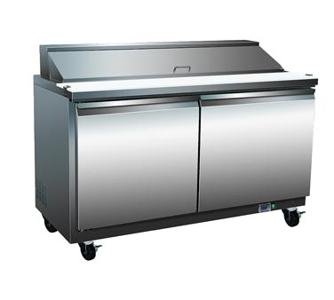 Serv-Ware, SP60-24M-HC-T, Refrigerated Counter, Mega Top Sandwich / Salad Unit