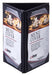 Winco, LMTT-57BK, Tabletop Sign, Tent / Menu