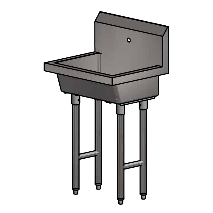 BK Resources, MSHS-24F1, Sink, Hand