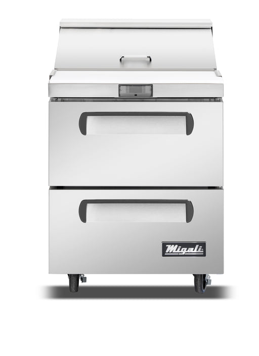 Migali, C-SP27-8-D-HC, Commercial Sandwich Prep Table