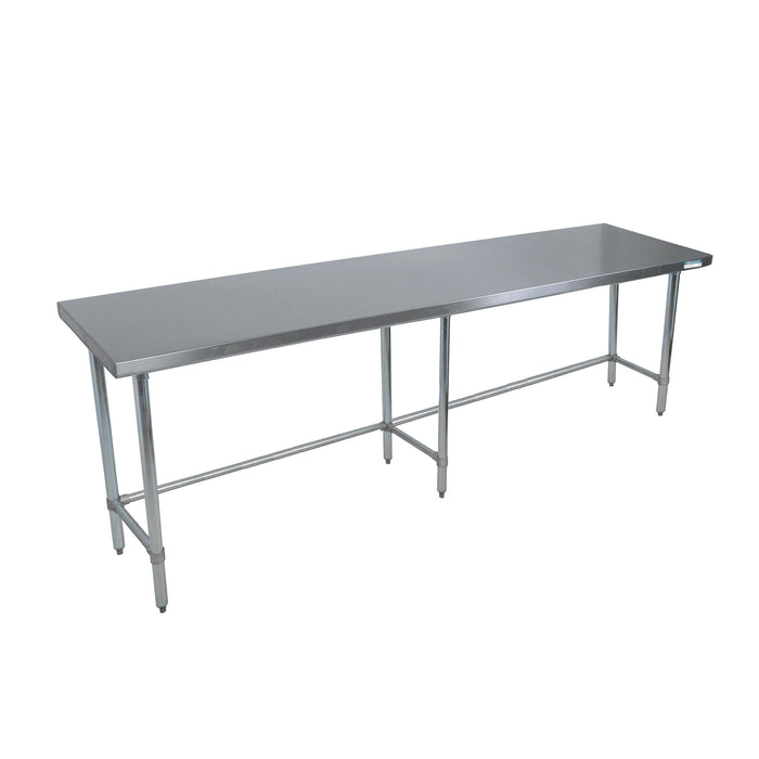 BK Resources, QVTOB-9636, Work Table,  85&quot; - 96&quot;, Stainless Steel Top