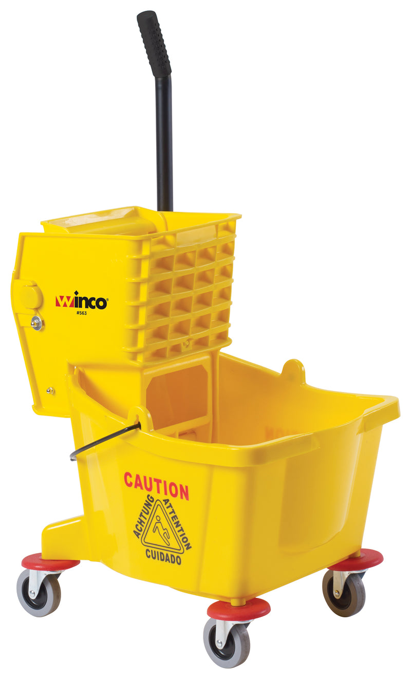Winco, MPB-26, Mop Bucket, Yellow