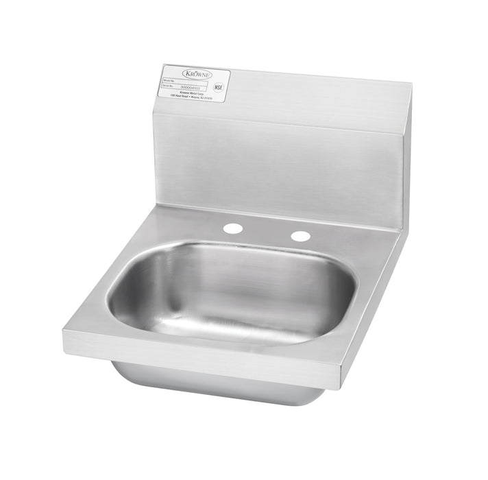 Krowne Metal, HS-18-LF, Hand Sinks