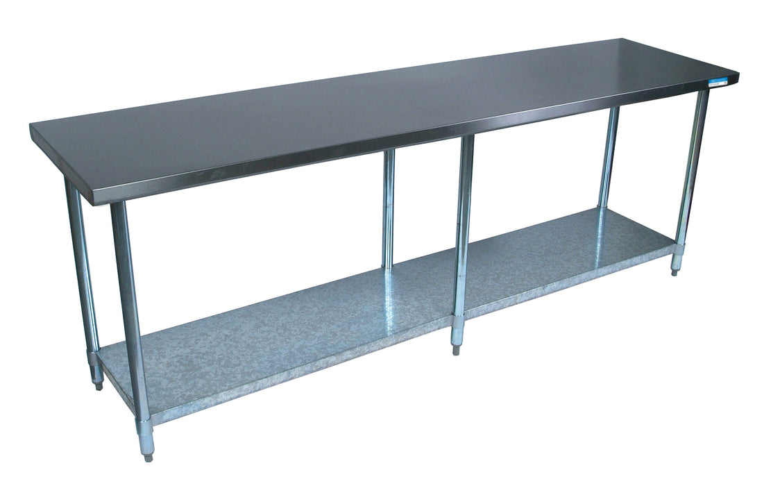 BK Resources, QVT-9624, Work Table,  85&quot; - 96&quot;, Stainless Steel Top