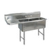 BK Resources, BKS-2-24-14-24LS, Sink, (2) Two Compartment