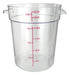 Winco, PCRC-22, Round Food Storage Containers