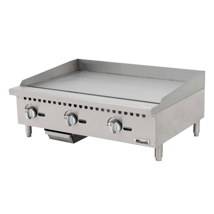 Migali, C-G36, Commercial Manual Counter-top Griddle Flat Top