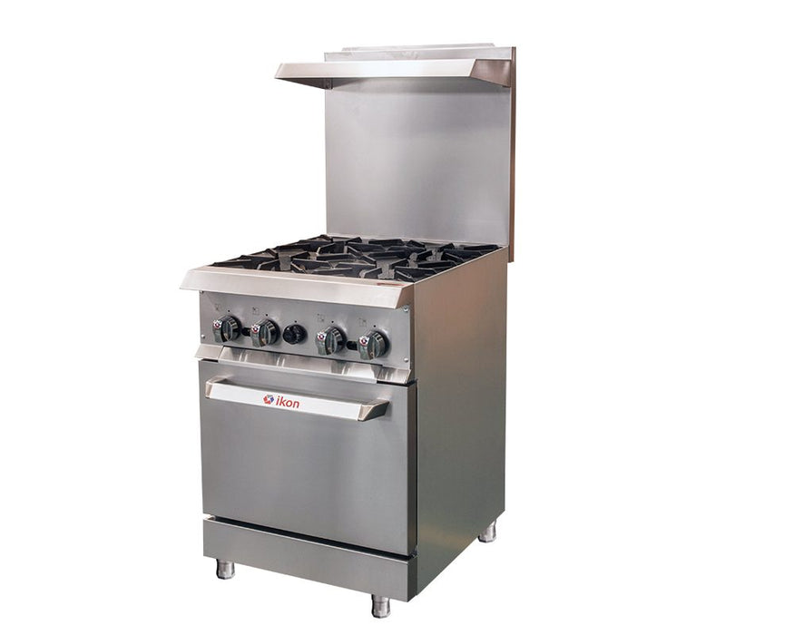 MVP, IR-4-24, Gas range - 4 burners with oven