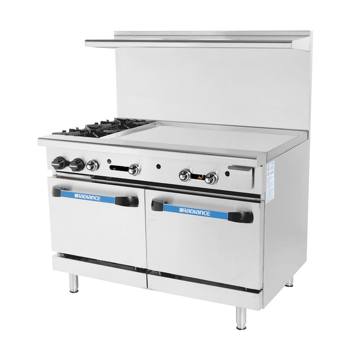 Turbo Air, TARG-2B36G, Range, 48&quot; Restaurant, Gas