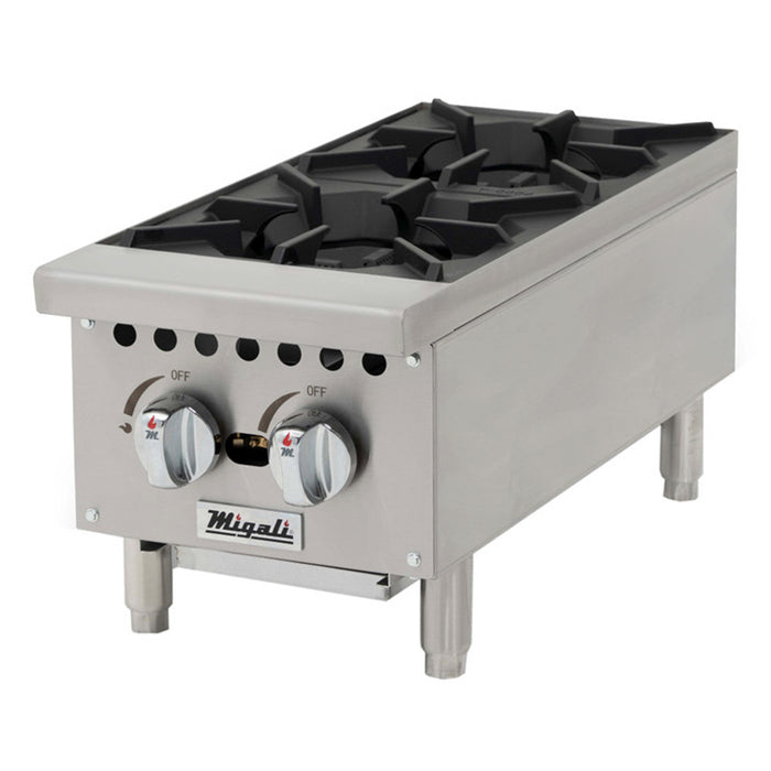 Migali, C-HP-2B-12, Commercial Counter-top Range Hot Plate