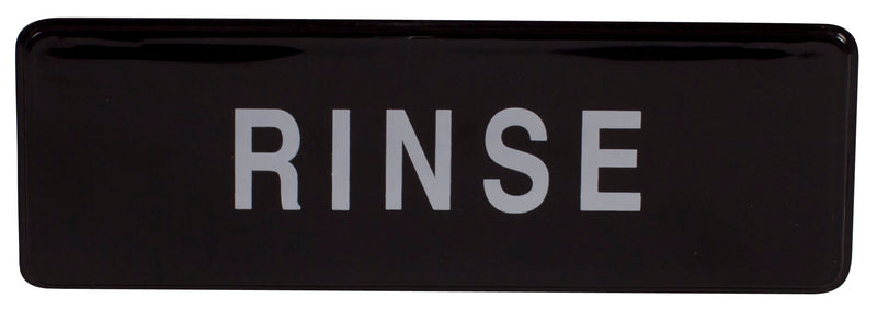 Winco, SGN-327, Sign, Compliance, 9" L, Black