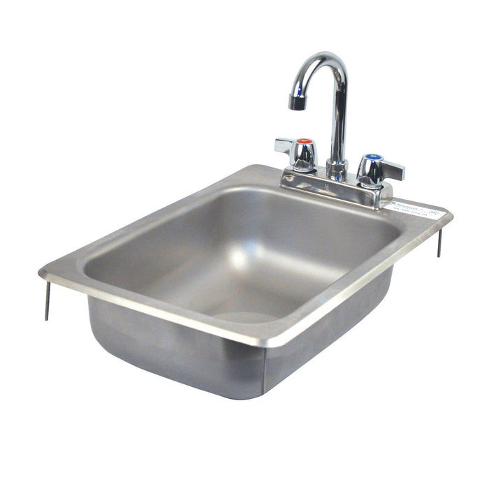 BK Resources, BK-DIS-1014-5D-P-G, Sink, Drop-In