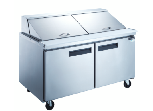 Dukers USA, DSP60-24M-S2, Mesa de preparación de ensaladas
