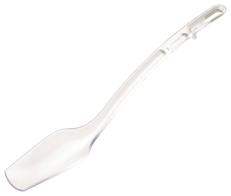 Winco, CVBS-10C, Serving Spoon, Solid, Clear, Polycarbonate