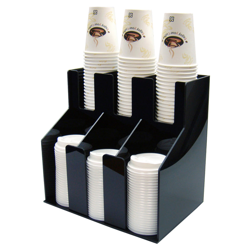 Winco, CLO-3D, Cup & Lid Organizer, Stackable, Abs Plastic