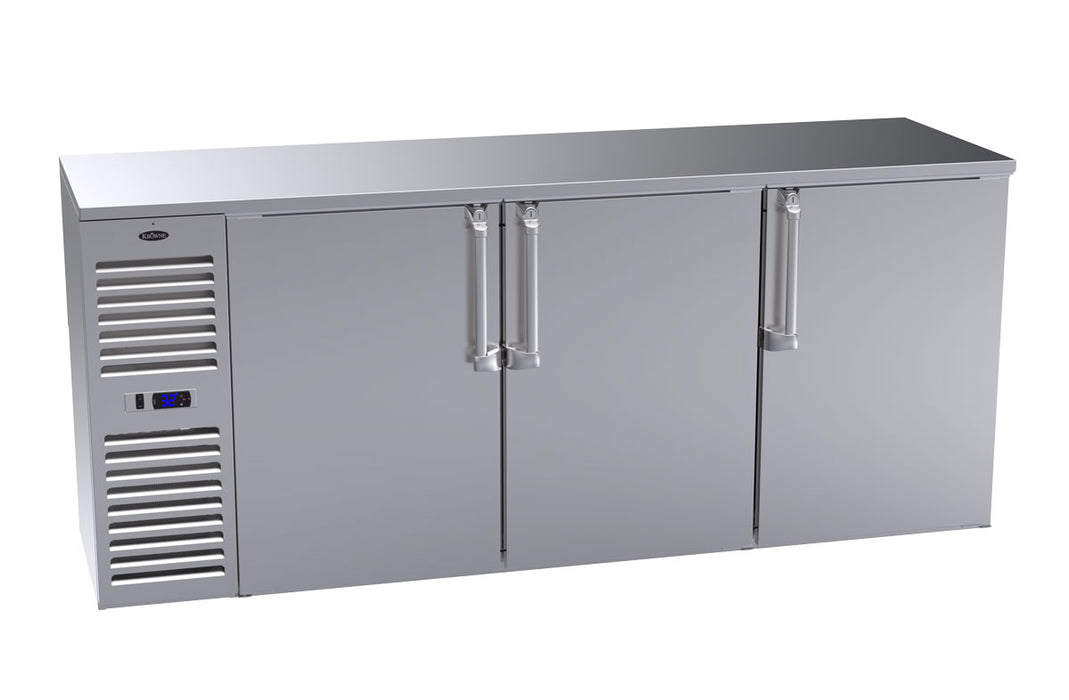 Krowne Metal, BS84L-SSS-LRL, Refrigeration- Self-Contained Back Bar Cooler