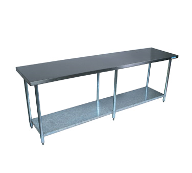 BK Resources, VTT-9630, Work Table,  85" - 96", Stainless Steel Top