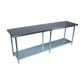 BK Resources, VTT-1896, Work Table,  85" - 96", Stainless Steel Top