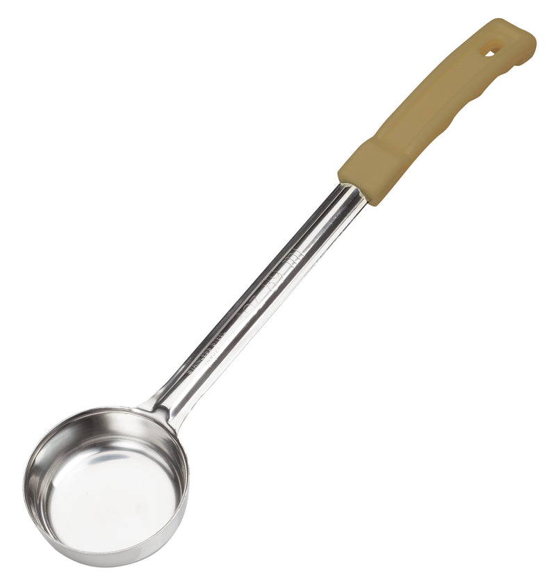 Winco, FPSN-3, Spoon, Portion Control, Solid, Tan, Stainless Steel