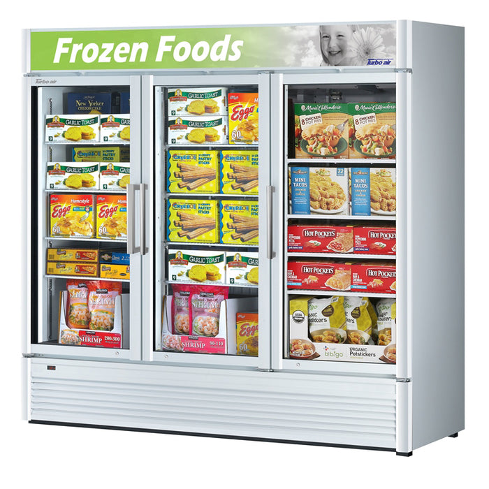 Turbo Air, TGF-72SD-N, Freezer, Merchandiser