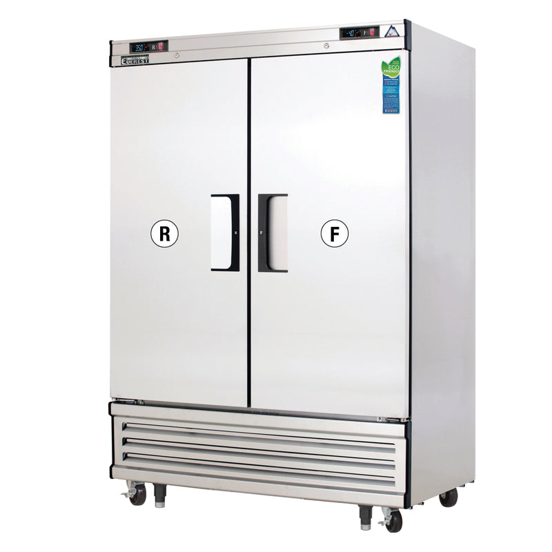 Everest Refrigeration, EBRF2, Refrigerador con congelador, tipo Reach-In