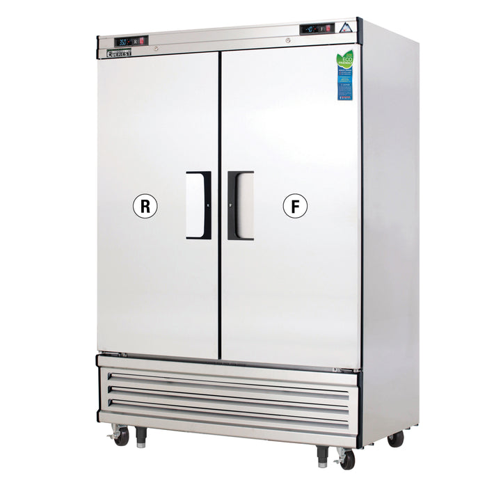 Everest Refrigeration, EBRF2, Refrigerator Freezer, Reach-In