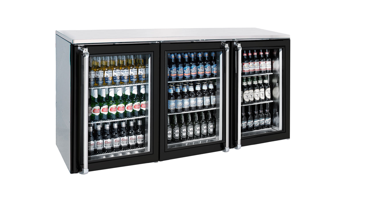 Krowne Metal, BR72R-GNS-LRL, Refrigeration- Remote Back Bar Cooler