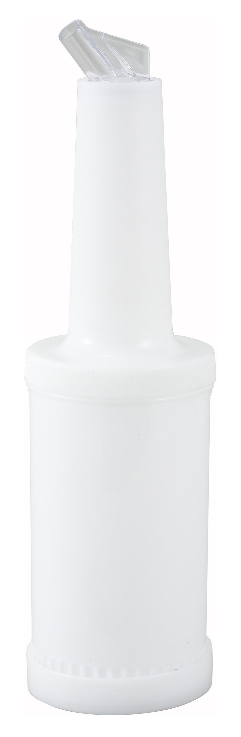 Winco, PPB-1W, Drink Bar Mix Pourer Complete Unit, 1 Quart, White, With Spout