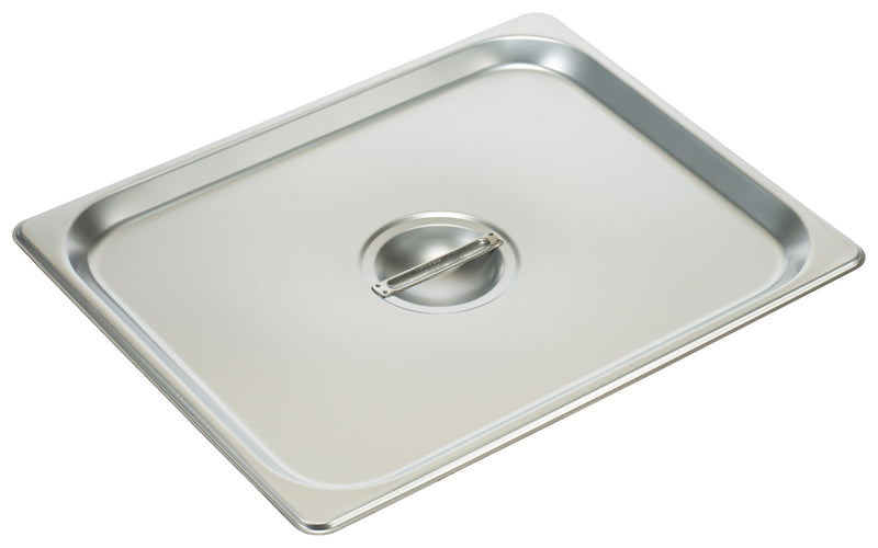 Winco, SPSCH, Steam Table Pan Cover, Stainless Steel, 1/2 Size