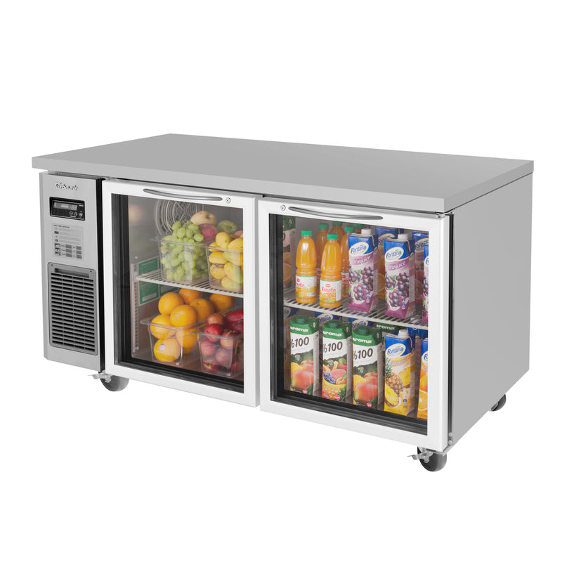 Turbo Air, JUR-60-G-N, Refrigerador, Bajo Encimera, De Acceso Interior