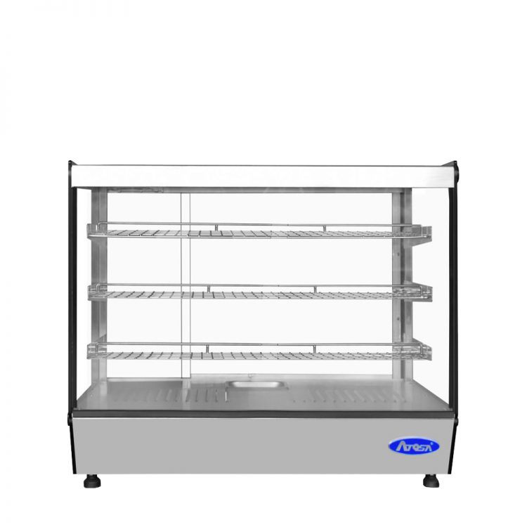 Atosa USA, CHDS-53, Vitrina expositora climatizada de encimera