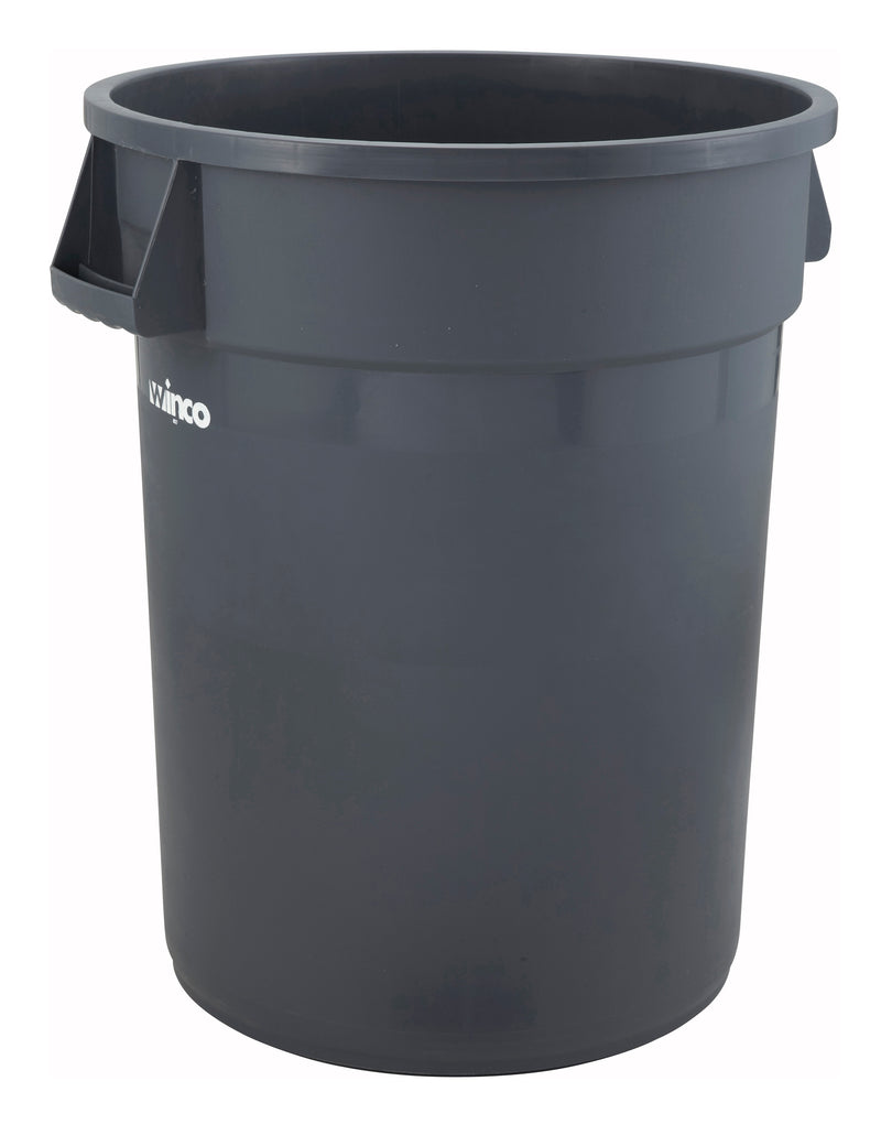 Winco, PTC-44G2, Trash Can / Container, Commercial, 44 Gallon, Gray