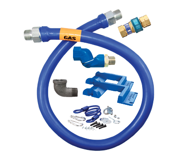 Dormont Manufacturing, 16100BPQSR48PS, Gas Connector Hose Assembly
