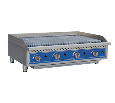 Globe, GCB48G-CR, Charbroiler, Gas, Countertop