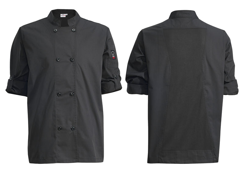Winco, UNF-12KM, Chaqueta de chef ventilada