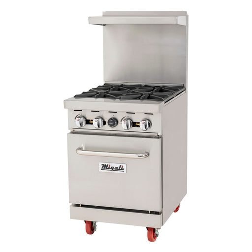 Migali, C-RO4B-LP, Commercial Range with Oven