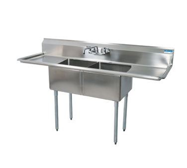 BK Resources, BKS-2-20-12-18T, Sink, (2) Two Compartment