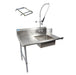 BK Resources, BKSDT-36-L-SS-P2-G, Dishtable, Soiled