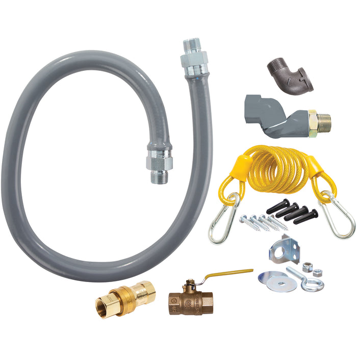 Dormont Manufacturing, RG75S48, Gas Connector Hose Kitw/SwivelMax