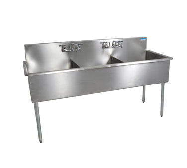 BK Resources, BK8BS-3-24-12, Sink, (3) Three Compartment