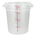 Winco, PTRC-4, Round Food Storage Containers