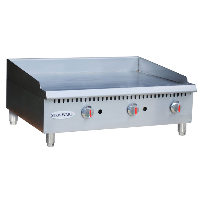 Serv-Ware, STGS-48, Griddle, Gas, Countertop