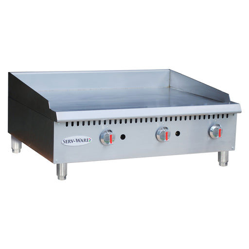 Serv-Ware, STGS-60, Griddle, Gas, Countertop