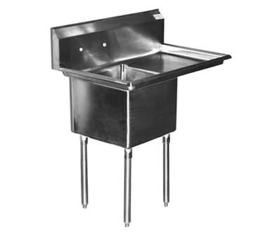 Serv-Ware, E1CWP1818R-18-V, Sink, (1) One Compartment
