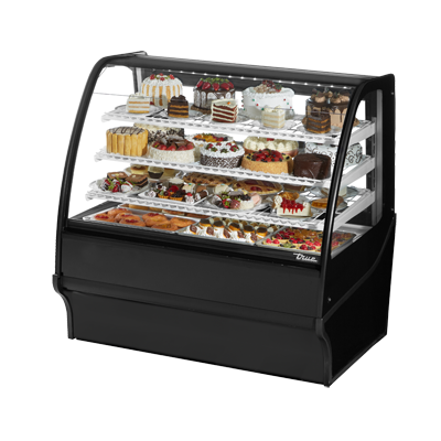 True Manufacturing, TDM-R-48-GE/GE-S-S, Display Case, Refrigerated Bakery