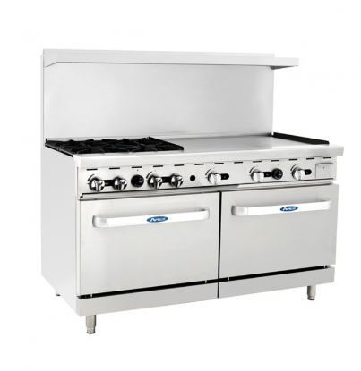 Atosa USA, AGR-4B36GR, Cocina combinada a gas de 60"
